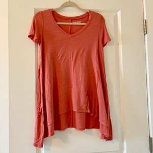 Mudd coral pink casual top size XS